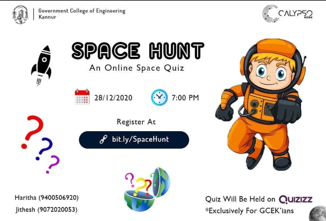 Space Hunt - An Online Space Quiz